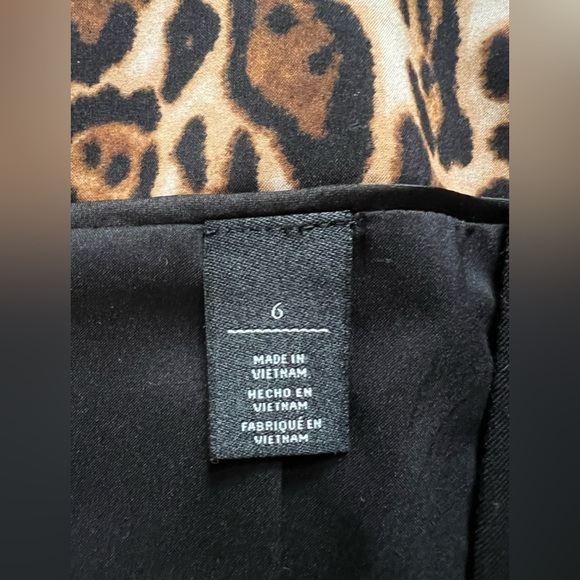 WHBM Single Front Button Black Long Vest Sz 6 - Picture 9 of 11